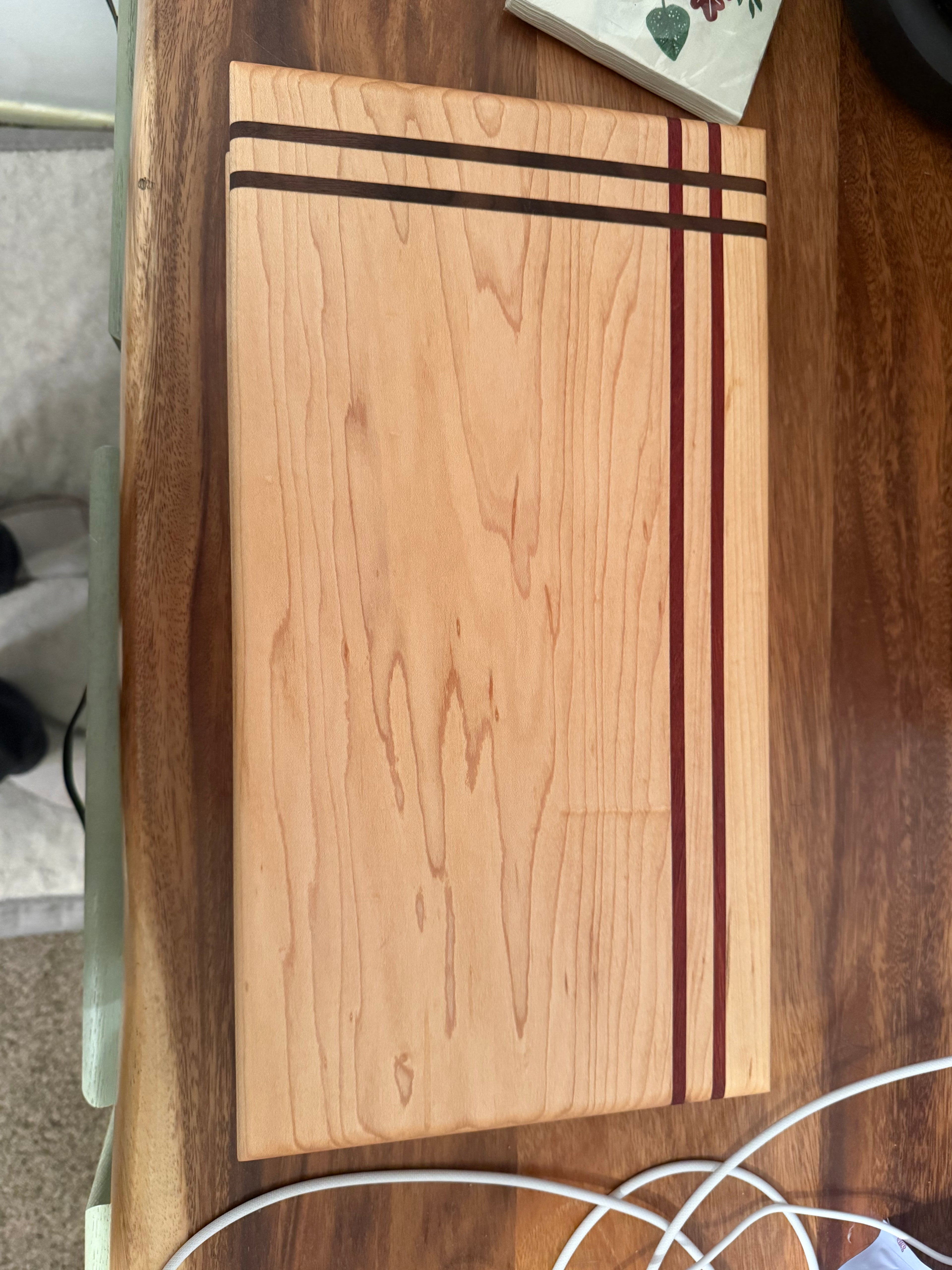 Maple charcuterie board